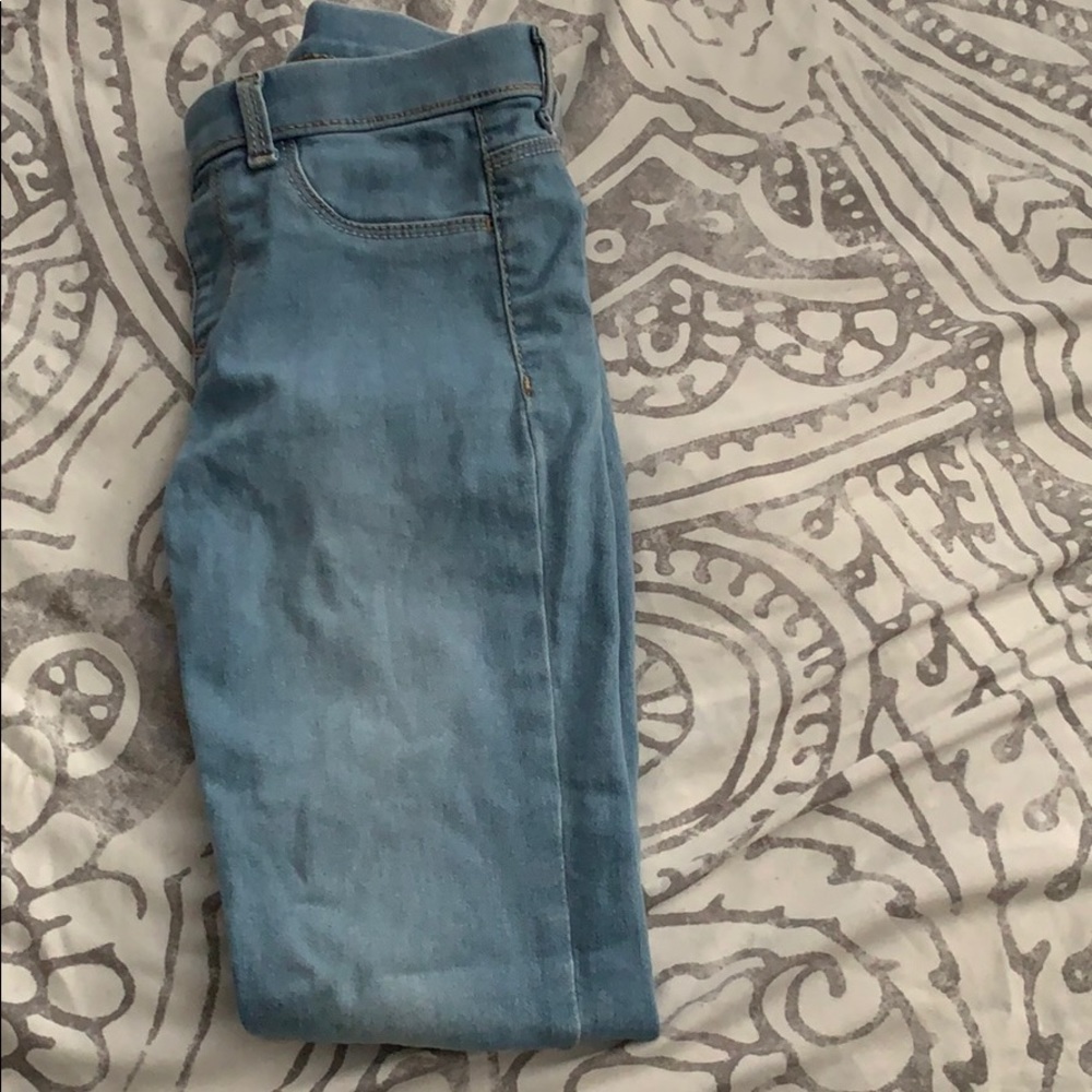 Light blue girls jeggings size M